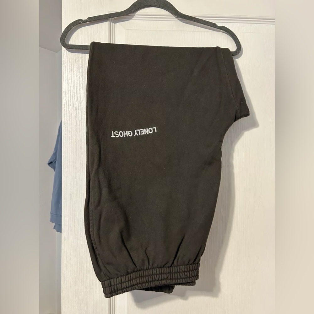 Lonely Ghost Black/Grey Joggers